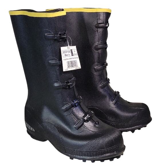 LaCrosse 14" ZXT Buckle Overshoe Work Boot Covers Deep Heel Mens Size 11 NEW - Picture 1 of 13